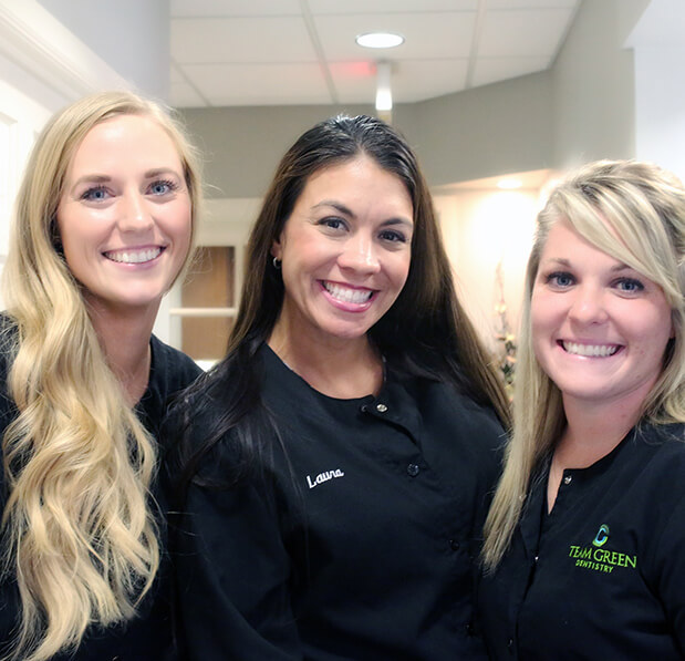 Team Green Dentistry staff members